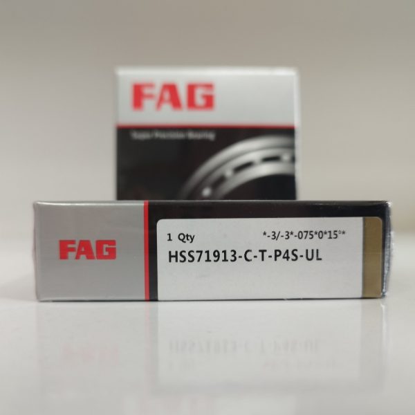 بلبرینگ اسپیندل CNC برند FAG مدل HSS71913-C-T-P4S-UL\بلبرینگ 71913