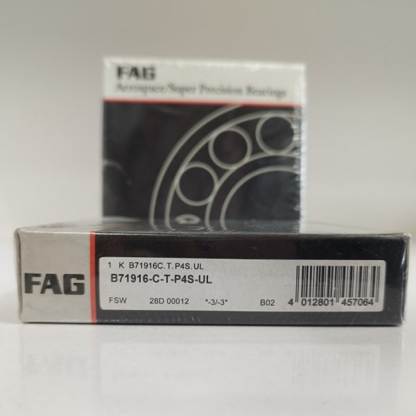 بلبرینگ اسپیندل CNC برند FAG مدل B71916-C-T-P4S-UL