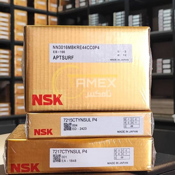 بلبرینگ دستگاه تراش تبریز TN50برند NSK- 7215/7217/NN3016