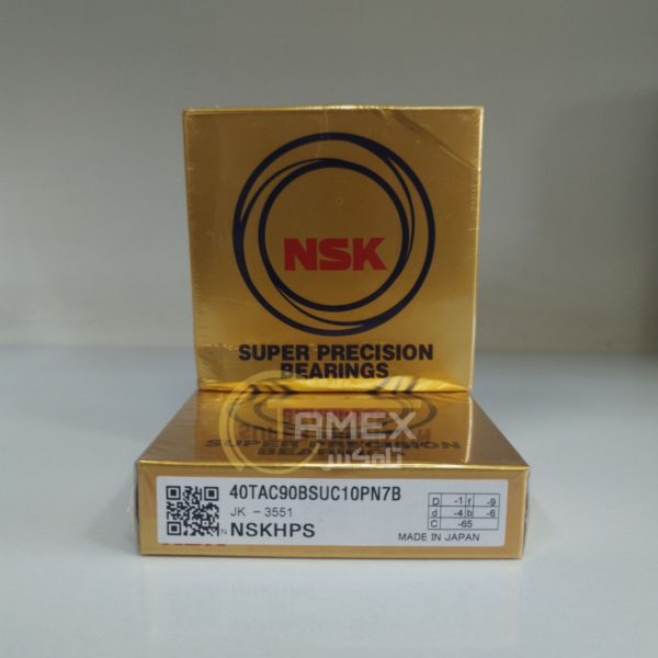 بلبرینگ اسپیندل CNC برند NSK سری 40TAC90BSUC10PN7B|مشخصات قیمت
